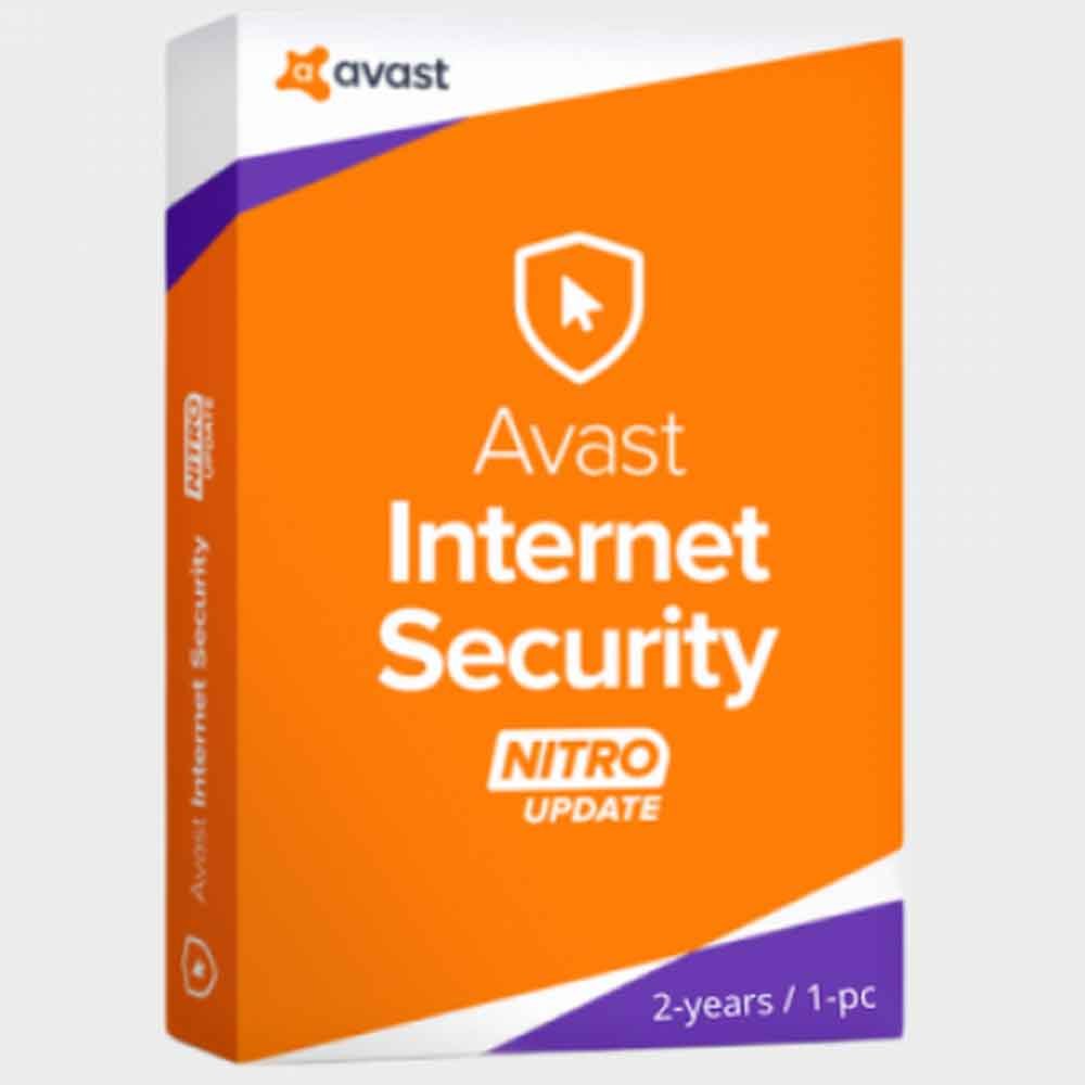 Avast Internet Security — 1 PC, 2 Years (Global Listing) — product image from NextGenTeky