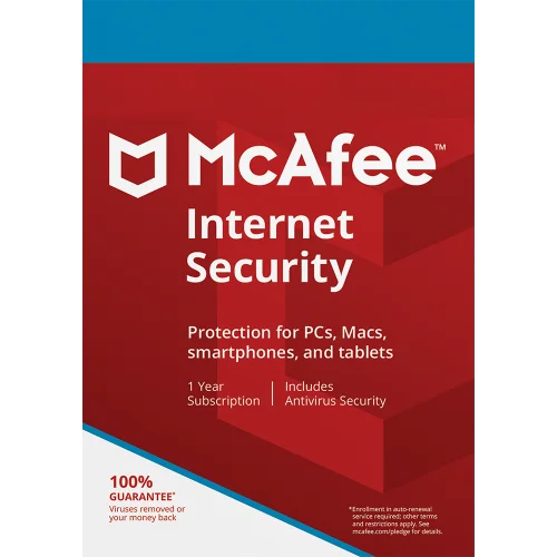 McAfee Internet Security — 3 Devices, 1 Year — product image from NextGenTeky